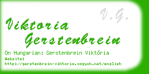 viktoria gerstenbrein business card