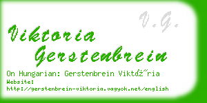 viktoria gerstenbrein business card